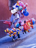 Balloon Vendor Walking the Streets, San Miguel De Allende, Mexico
