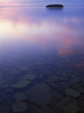 Clouds at Twilight, Lake Huron, Picnic Island, Upper Peninsula, Michigan, USA