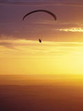 Hang Glider at Sunset, Palouse, Washington, USA Photographic Print