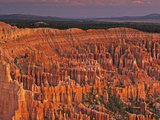 View of the Hoodoos or Eroded Rock Formations in Bryce Amphitheater, Bryce Canyon National Park