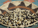Buy Posole - Pueblo Indian Dried Corn - in a Native American Basket at AllPosters.com