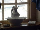 Pitcher and Basin in General Washington's Bedroom at Valley Forge Winter Camp, Pennsylvania
