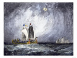 Buy Fleet of Viking Ships at Sea at AllPosters.com