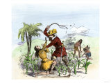 Cruelty of the Spanish Encomienda System on a Sugar Plantation, Santo Domingo