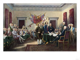 Signing the Declaration of Independence, July 4, 1776