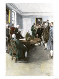 Buy Samuel Adams Demanding British Army Withdrawal after the Boston Massacre, c.1770 at AllPosters.com