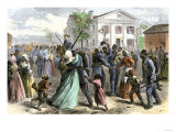 Buy African-American Troops Mustered Out of the Union Army at Little Rock, Arkansas after the Civil War at AllPosters.com
