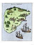 Magellan's Ships at Mactan, c.1521