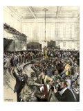 Pandemonium in the New York Gold Room on Black Friday, September 24, c.1869