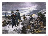 General George Washington and the Marquis de Lafayette at Valley Forge Winter Camp