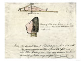 William Clark's Sketch of Flathead Indians in His Diary, c.1804-1806