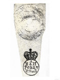 Example of Stamps Forced on the Colonies under the Stamp Act Before the American Revolution
