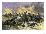 Buy King Charles XII Leading the Swedish Army to Victory over the Russians at Narva, c.1700 at AllPosters.com