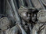 Black Soldiers of the 54th Massachusetts Regiment, Memorial in Boston, Massachusetts