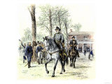 General Robert E. Lee Leaving the McLean House after the Confederate Surrender at Appomattox