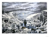 Buy Arctic Icebergs Surrounding a Sailing Ship at AllPosters.com