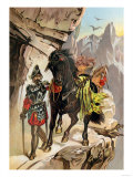Francisco Pizarro Expedition Ascending the Andes to Conquer the Inca Empire in Peru