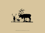 Elk Silhouette II