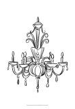 Buy Graphic Chandelier II at AllPosters.com
