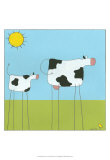 Stick-Leg Cow I