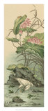Crane and Lotus Panel II