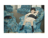 Little Girl in a Blue Armchair, c.1878