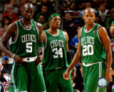 Kevin Garnett , Paul Pierce, and Ray Allen