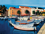 Buy Barques de Pecheurs dans le Port d'Ajaccio at AllPosters.com