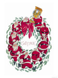 Buy Santa Christmas Wreath at AllPosters.com
