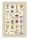 Heraldic Symbols: Crossbow and Escallop