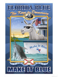 Buy Florida Blue, The Keys to Democracy at AllPosters.com