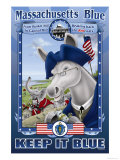 Buy Massachusetts Blue, Keep It Blue at AllPosters.com