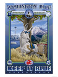 Buy Washington State, Keep It Blue at AllPosters.com
