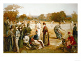 Victorian Tennis Match