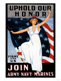 Buy Uphold Our Honor, Join Army, Navy, Marines at AllPosters.com