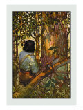 Robinson Crusoe: I Jumped Up and Went Out Through My Little Grove