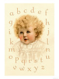 Buy Little Girl's Alphabet at AllPosters.com