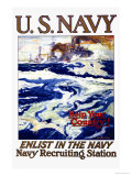 Buy Help Your Country! Enlist in the Navy, c.1917 at AllPosters.com