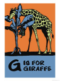 Buy G is for Giraffe at AllPosters.com
