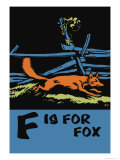 Buy F is for Fox at AllPosters.com