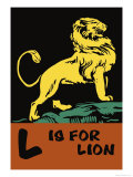 Buy L is for Lion at AllPosters.com