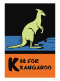 K is for Kangaroo