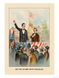 Abe Lincoln, On the Stump with Douglas