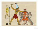 Taharka Conquering the Assyrians