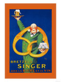 Buy Bretzels Singer, Avec la Biere et la Vin at AllPosters.com