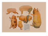 Paper Cutout Pig Dolls