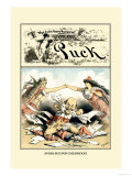 Puck Magazine: In His Second Childhood Premium Poster