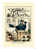 Puck Magazine: Our Rampageous Preachers Premium Poster