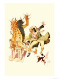 Buy The Wizard Cut the Sorcer in Two at AllPosters.com