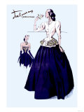 Ball Gown with Embroidery and Jacket